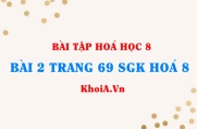 Bài 2 trang 69 SGK Hóa 8: Công thức tỉ khối của chất khí, của khí A đối với không khí, của khí A đối với khí B